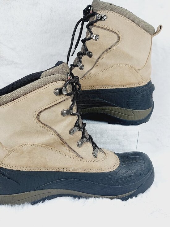 Columbia Men\'s Tan Black Cascadian Summit Suede Leather Snow Boots Size US 9 main image 7